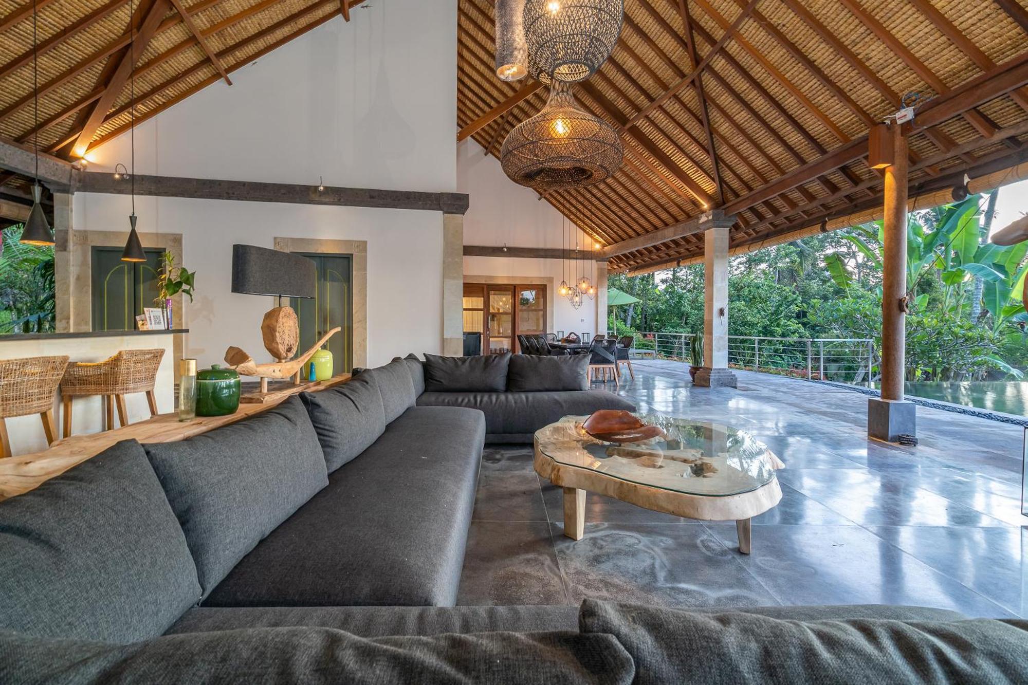 Villa Themma Jungle - Sumptuous 3Br Luxury Villa With Majestic Jungle View North Of Ubud Extérieur photo