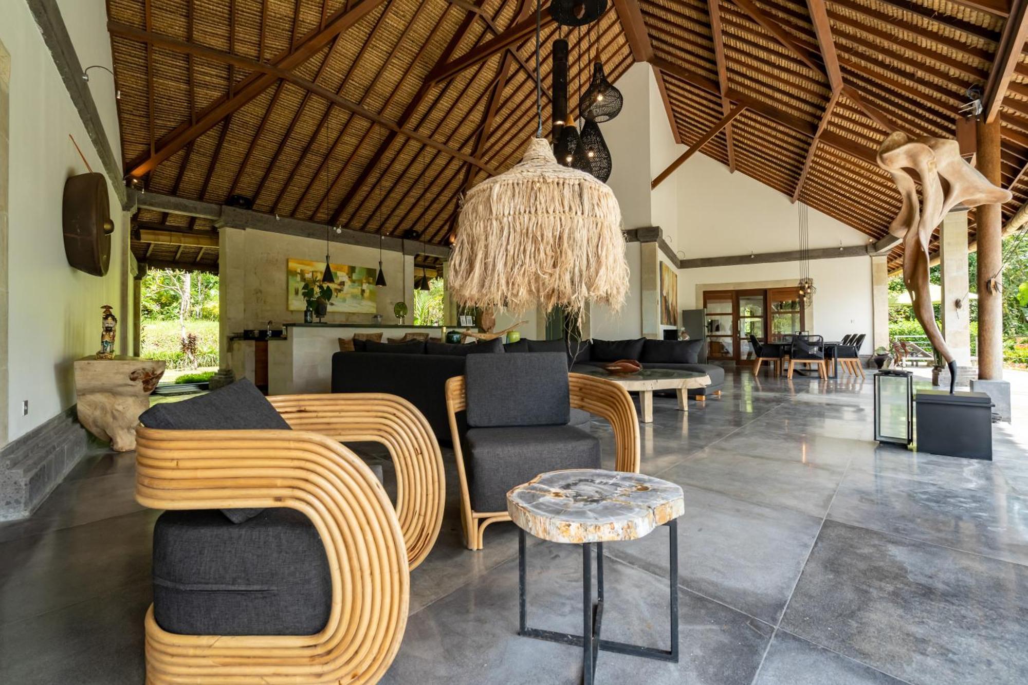 Villa Themma Jungle - Sumptuous 3Br Luxury Villa With Majestic Jungle View North Of Ubud Extérieur photo
